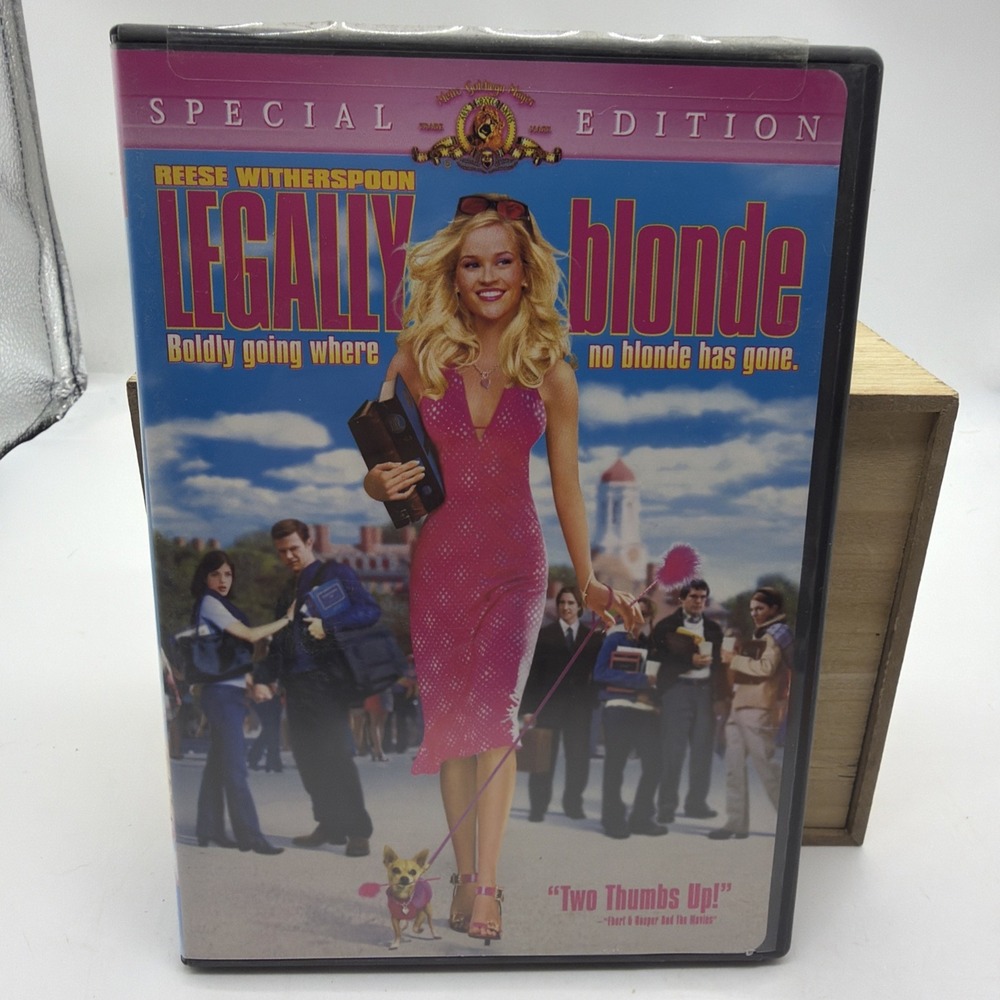 Legally Blonde DVD Special Edition Reese Witherspoon 2001 Widescreen MGM Movie